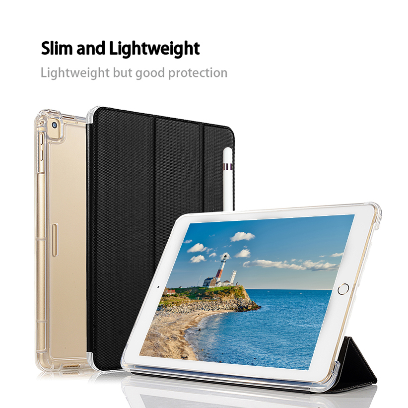 iPad 10Gen 10.9” 2023 Flip Case Translucent Frosted TPU Rugged cover